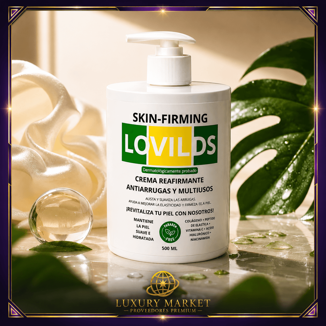 CREMA REAFIRMANTE LOVILDS 500ML