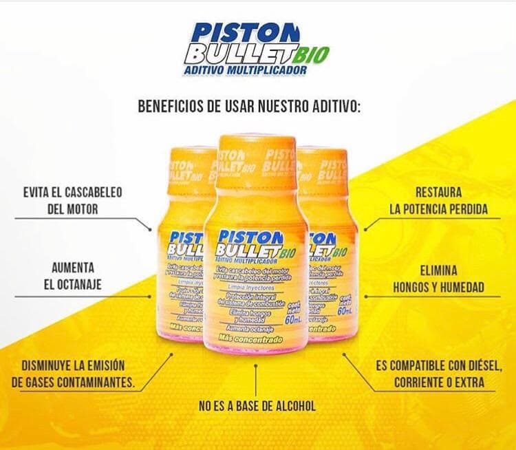 Tres aditivo piston bullet