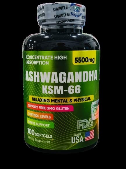 Ashwagandha original KSM66 x100 softgels