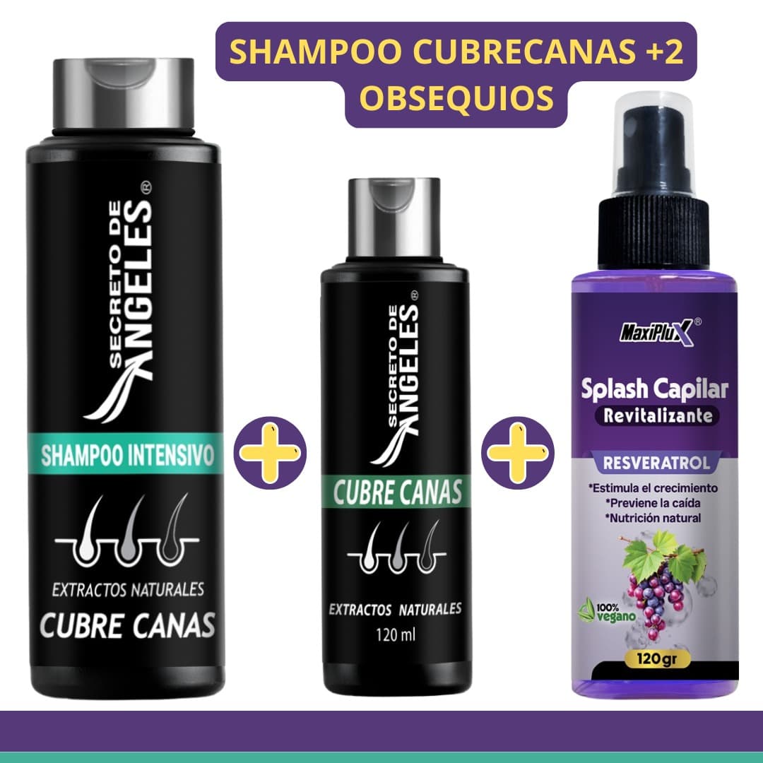 SHAMPOO CUBRECANAS + SPLAS CAPILAR RESVE