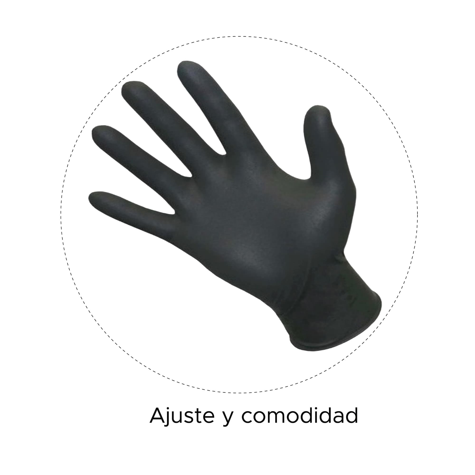 Guantes HD Negros Talla - L