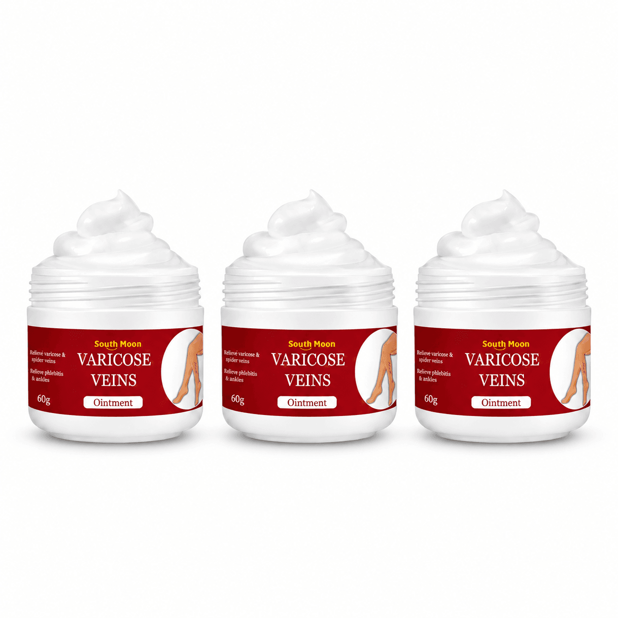 Varicose Veins · Crema para várices y piernas cansadas (pack x3)