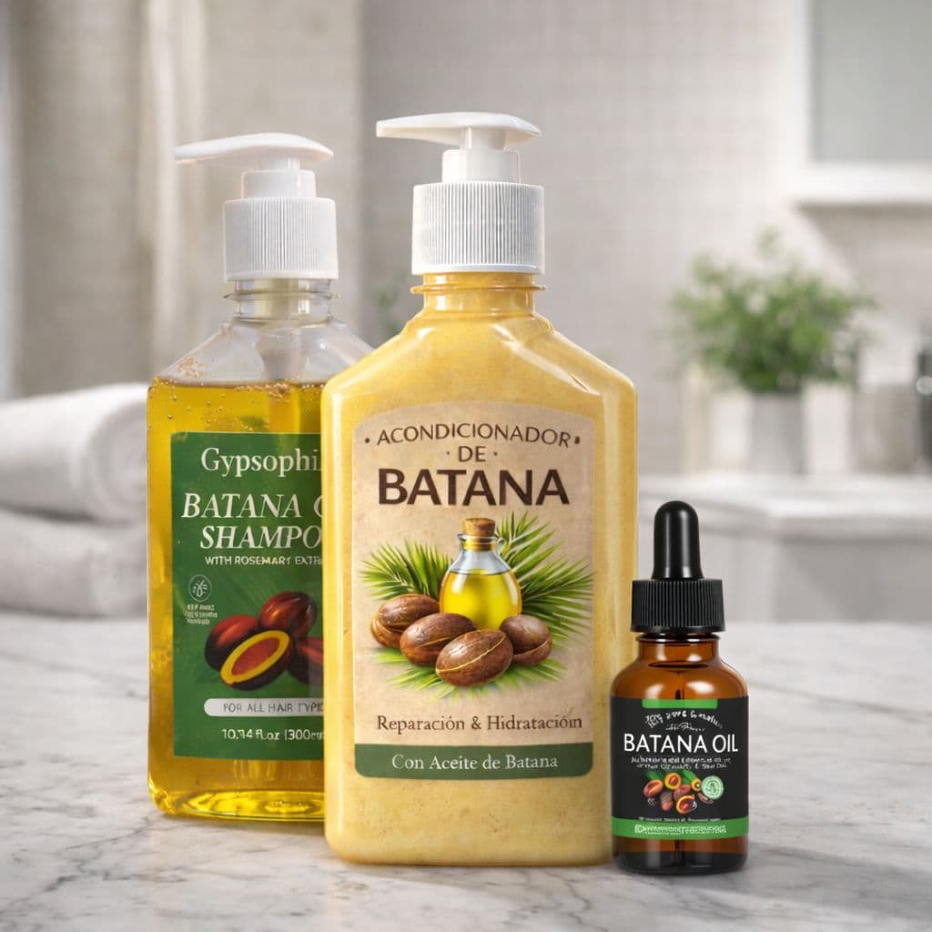 ACEITE+ACONDICIONADOR+SHAMPO DE BATANA