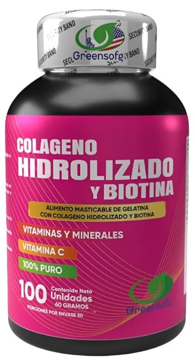Combo COLAGENO HIDROLIZADO BIOTINA 100 CAPS + 7 en 1 Magnesio Complex INVIMA