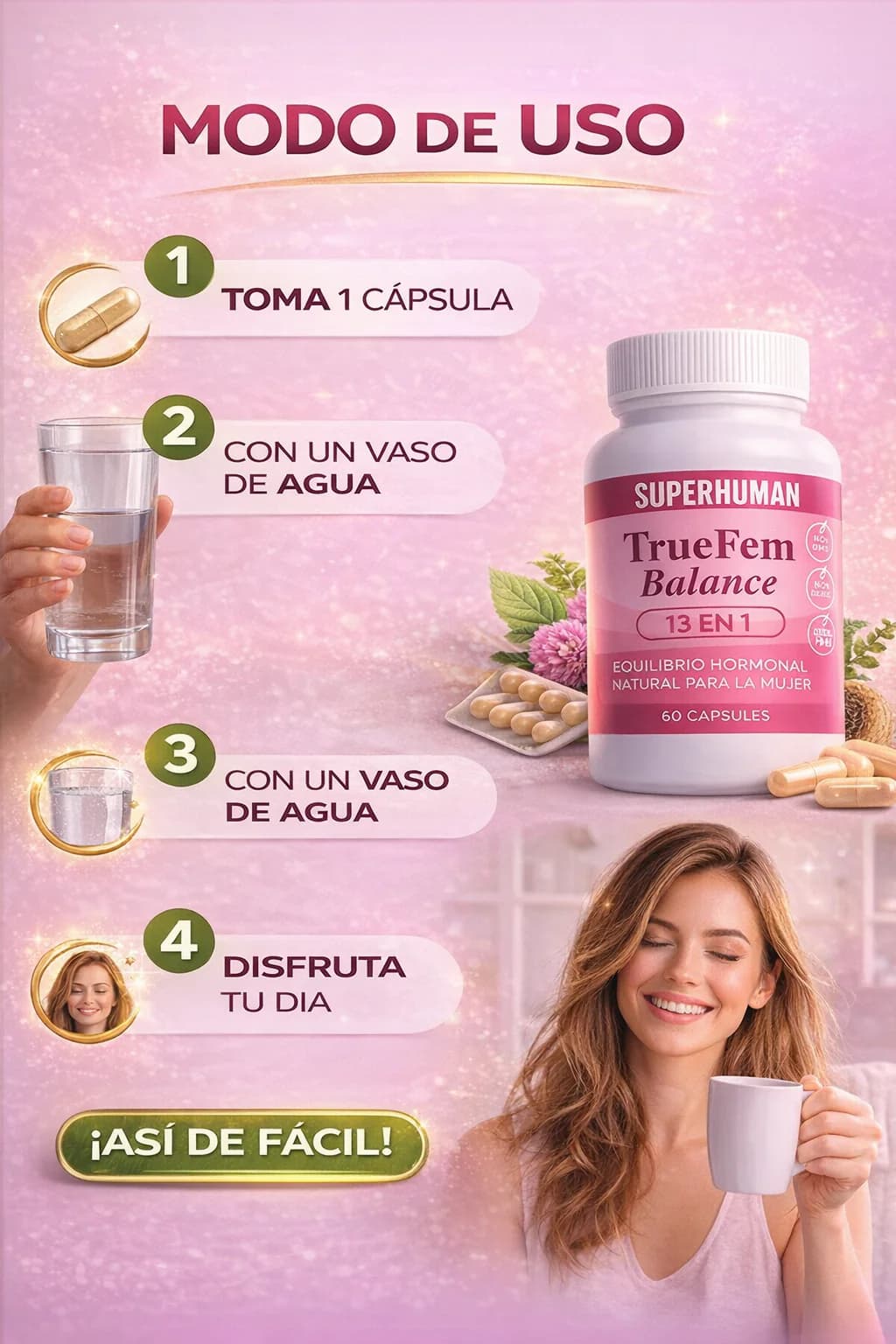 TRUE FEM X 60 CAPSULAS