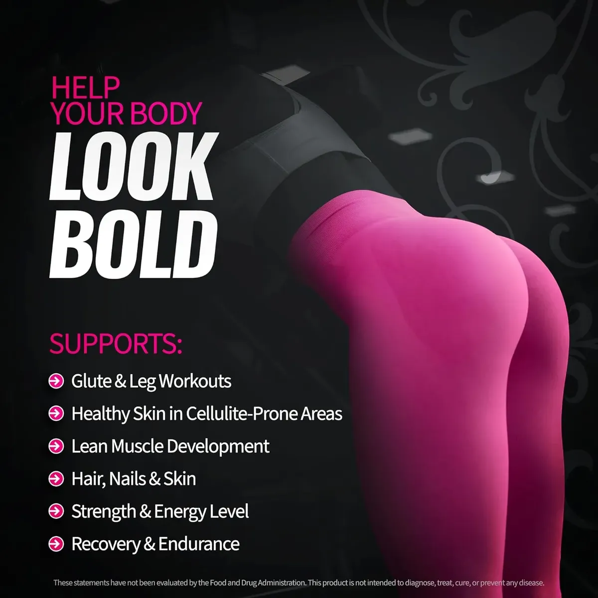 Bold Buns Creatina para mujer – Suplemen