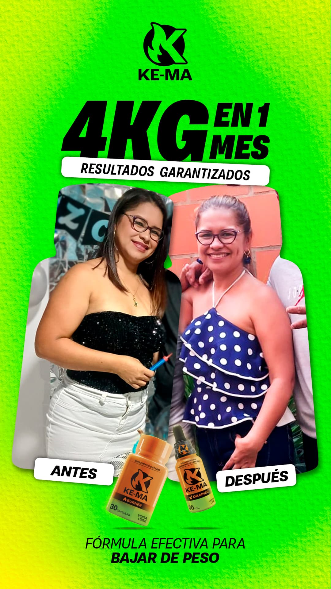 COMBO KE-MA (CAPSULAS + DRENADOR)