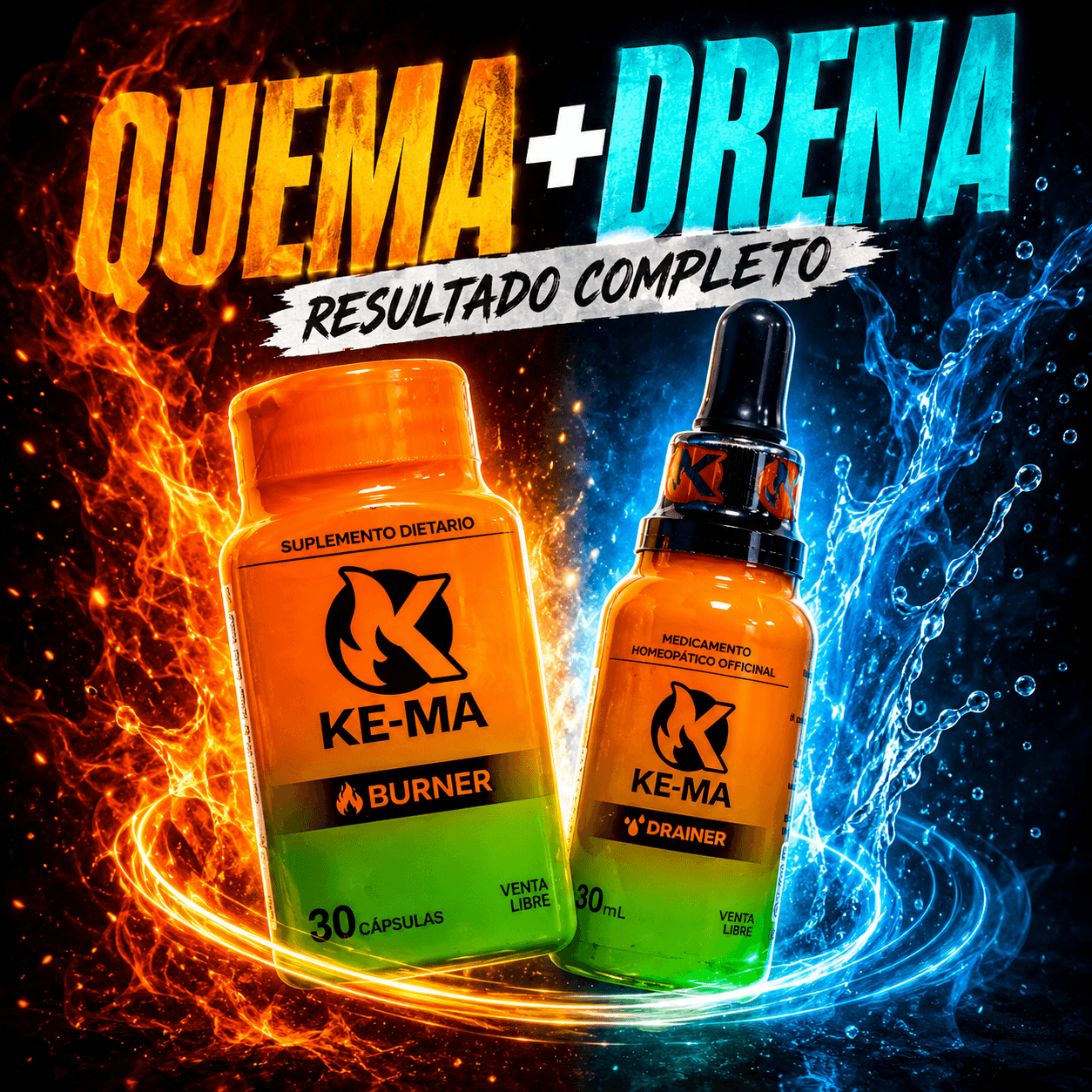 COMBO KE-MA (CAPSULAS + DRENADOR)