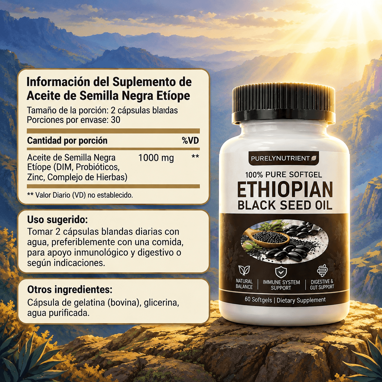 ETHIOPIAN BLACK SEED OIL