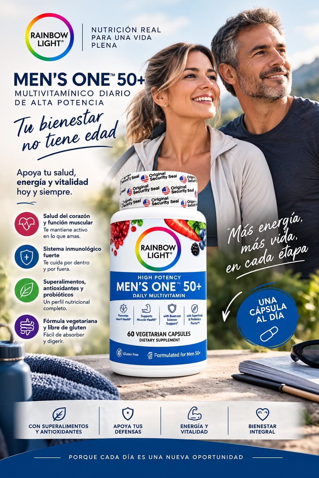 Rainbow Light: Men’s One™ 50+ DROPICUP