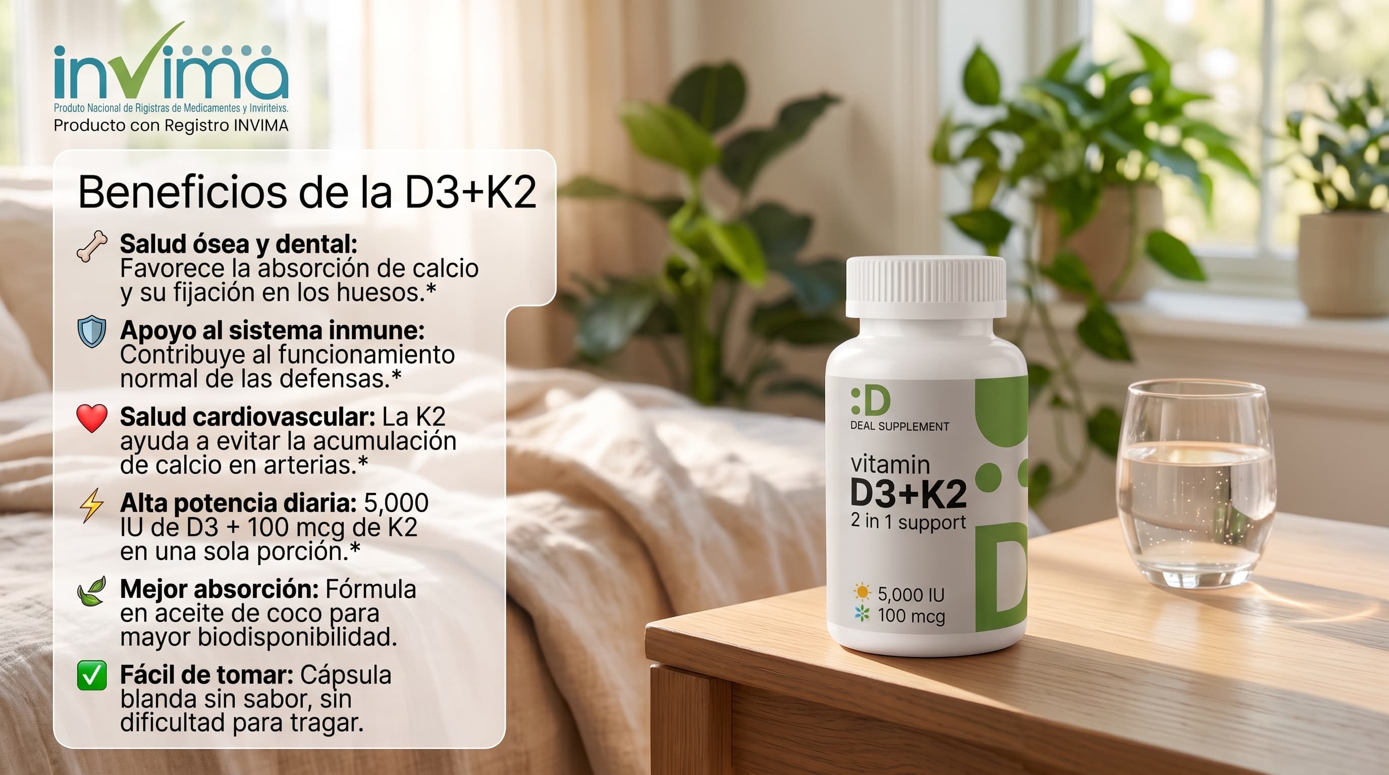 Vitamina D3 + K2 x 100 :D