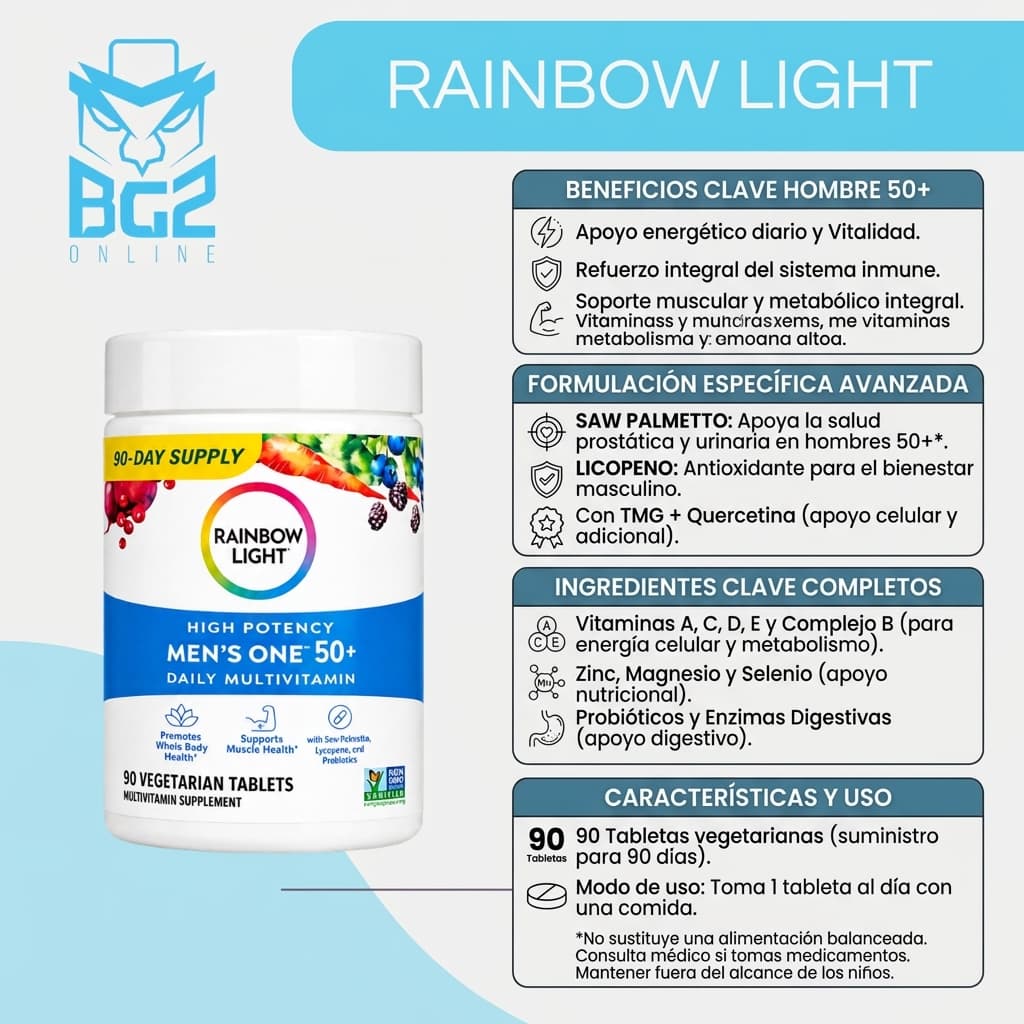 SUPLEMENTO RAINBOW LIGHT 90caps.