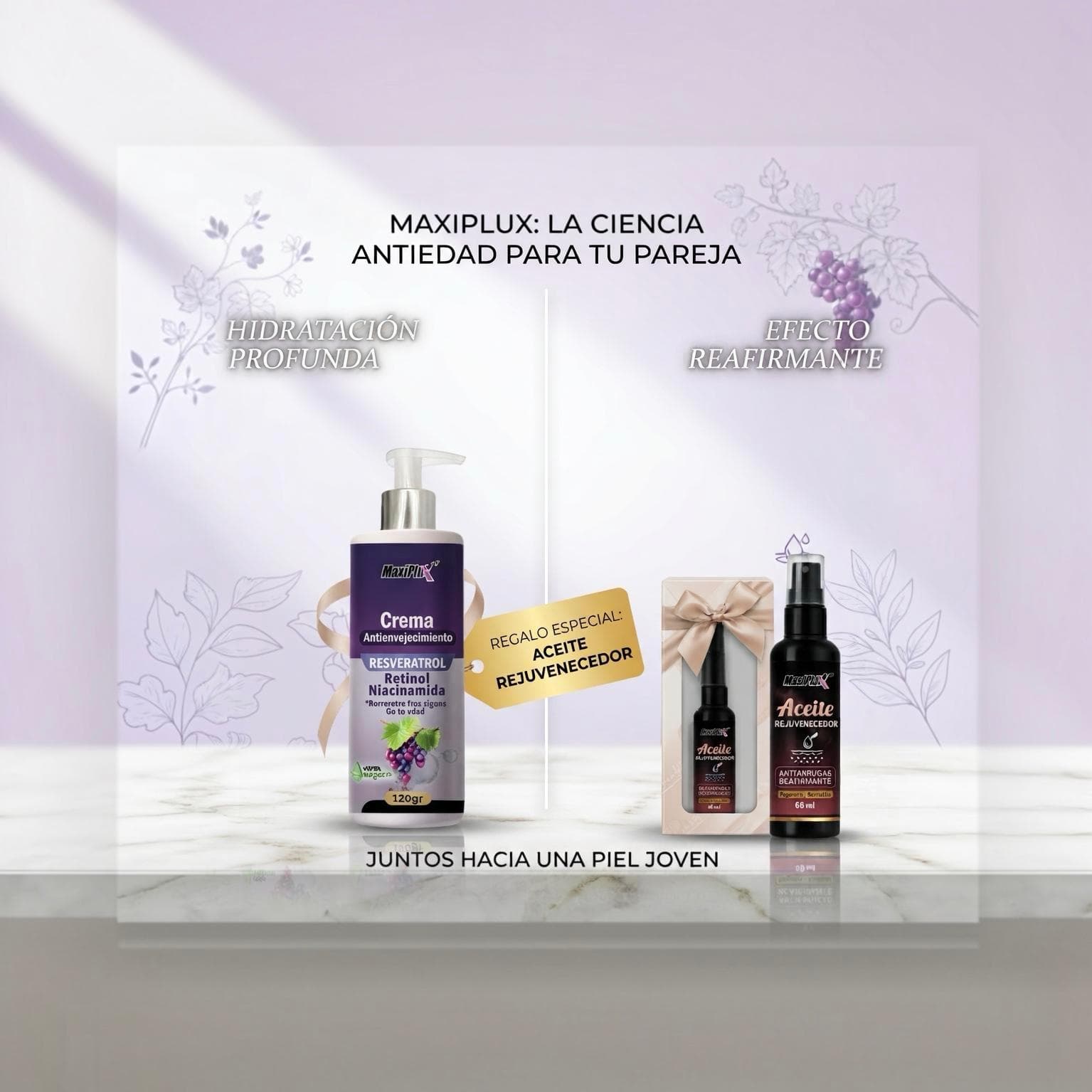✨ CREMA DE RESVERATROL + 🎁 OBSEQUIO ✨