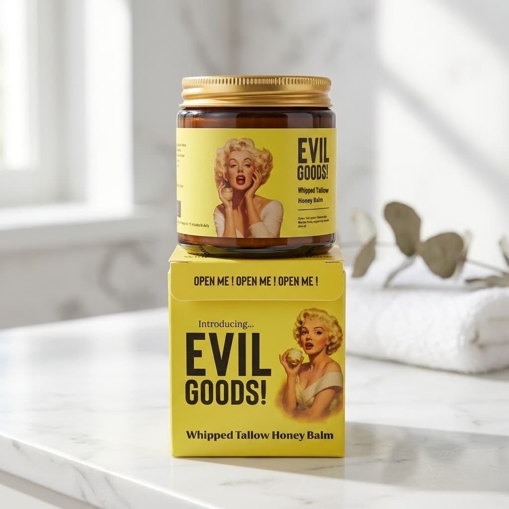 Bálsamo hidratante de sebo de res con miel de Manuka