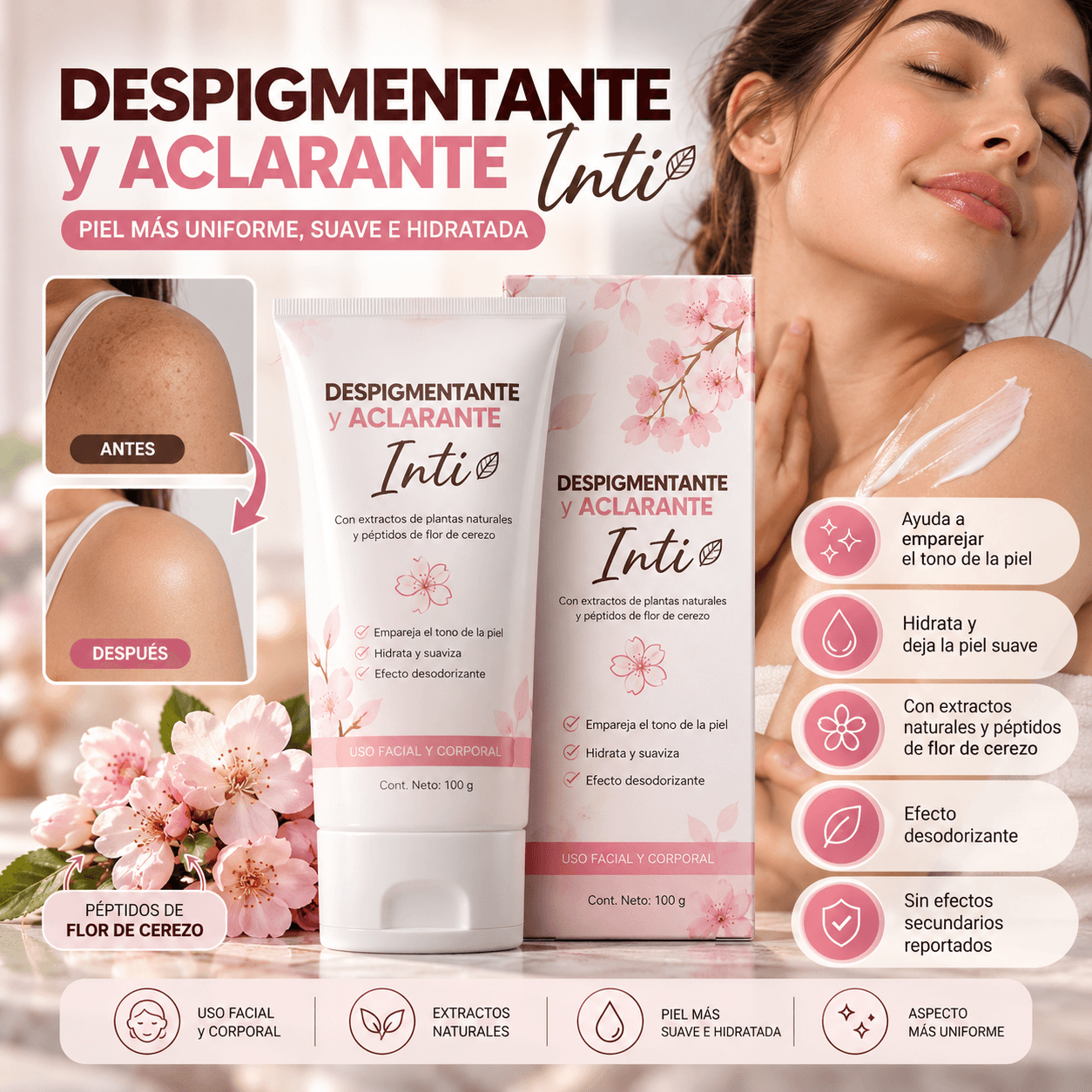 Despigmentante y Aclarante Inti