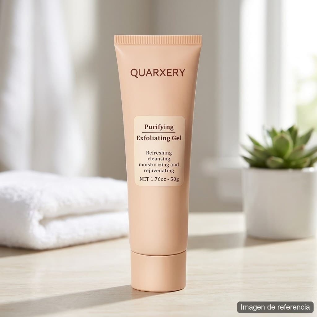 Gel exfoliante Quarxery · tubo para cara y cuerpo